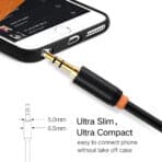 CABLETIME καλώδιο ήχου 3.5mm σε 2x 3.5mm CT-AV309-P12G, 20cm, μαύρο - Image 2