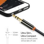 CABLETIME καλώδιο ήχου 3.5mm CT-AV311-P11G, gold plated, 1m, μαύρο - Image 2