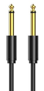 CABLETIME καλώδιο ήχου 6.35mm AV323-11G, 15m, μαύρο