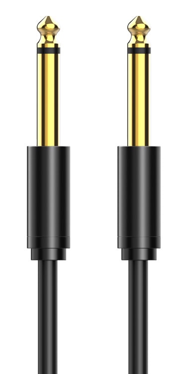 AV323-11G-B15 CABLETIME καλώδιο ήχου 6.35mm AV323-11G, 15m, μαύρο - Image 1