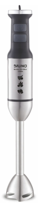 BRUNO ραβδομπλέντερ BRN-0249, 1700W, ρυθμιζόμενη ταχύτητα, 4 λεπίδες, inox-μαύρο