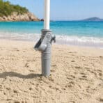 BRUNO βιδωτή βάση ομπρέλας θαλάσσης BRN-0288, γκρι - Image 2