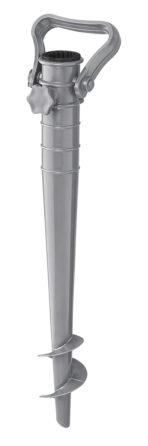 BRUNO βιδωτή βάση ομπρέλας θαλάσσης BRN-0288, γκρι