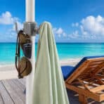 BRUNO κρεμάστρα ρούχων για ομπρέλα θαλάσσης BRN-0289, γκρι - Image 2