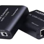 POWERTECH HDMI video extender CAB-H195 μέσω καλωδίου RJ45, 4K/30Hz, με loop, έως 120m