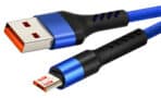 CABLETIME καλώδιο micro USB σε USB CT-C165-P05, 2.4A, 480Mbps, 1m, μπλε