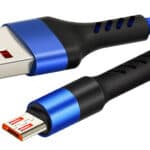 CABLETIME καλώδιο micro USB σε USB CT-C165-P05, 2.4A, 480Mbps, 1m, μπλε