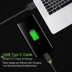 CABLETIME καλώδιο USB-C σε USB CT-U32-CMAMG, 3A, 480Mbps, 2m, μαύρο - Image 2