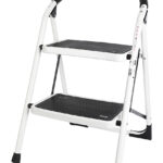 DELI σκάλα σιδήρου DL509012 με 2 σκαλοπάτια, 46cm, 150kg