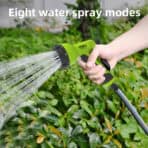 DELI πιστόλι νερού DL8760A με 8 λειτουργίες ψεκασμού, 3/4" - Image 2