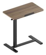 BRATECK γραφείο FMT02-10 με ρυθμιζόμενο ύψος & κλίση, ροδάκια, 700x415x740~1180mm, μαύρο/καφέ