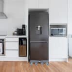 HOME USE βάση λευκών συσκευών HUH-0265 με ρόδες, ρυθμιζόμενη 42-66cm, έως 250kg, γκρι - Image 2