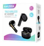 KAKUSIGA earphones με θήκη φόρτισης KSC-1482, True Wireless, 15mm, 35/300mAh, μαύρα - Image 2