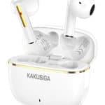 KAKUSIGA earphones με θήκη φόρτισης KSC-1482, True Wireless, 15mm, 35/300mAh, λευκά