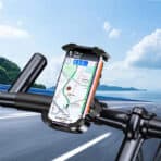 KAKUSIGA βάση ποδηλάτου/μηχανής για smartphone KSC-1739, μαύρη - Image 2