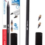 MP eternal μεταλλικό μολύβι PE560 με γόμα & 2x ανταλλακτικές μύτες, μαύρο