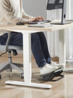 POWERTECH υποπόδιο γραφείου PT-1566 με ρυθμιζόμενη κλίση, μαύρο/λαδί - Image 2