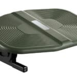 POWERTECH υποπόδιο γραφείου PT-1566 με ρυθμιζόμενη κλίση, μαύρο/λαδί