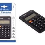 BEBASIC αριθμομηχανή τσέπης S059, μπαταρίας, 8 ψηφία, μαύρη