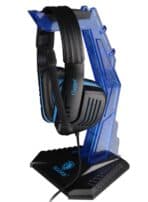 SADES επιτραπέζια βάση ακουστικών Wolfbone, μπλε - Image 2