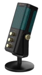 SADES gaming μικρόφωνο Night Owl με βάση γραφείου & επιτραπέζια, καρδιοειδές, USB, μαύρο - Image 2