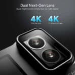 SJCAM action camera SJ20 με 2x φακούς, 2x οθόνες, 20MP/4K, WiFi, αδιάβροχη θήκη, μαύρη - Image 2