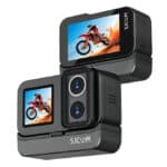 SJCAM action camera SJ20 με 2x φακούς, 2x οθόνες, 20MP/4K, WiFi, αδιάβροχη θήκη, μαύρη