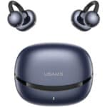 USAMS earphones με θήκη φόρτισης Echo R03, OWS, Φ11mm, 40/300mAh, μπλε