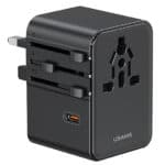 USAMS φορτιστής/αντάπτορας πρίζας CC310, 2x USB & 3x USB-C, universal, 70W, μαύρος