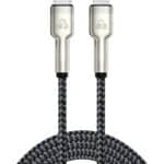 POWERTECH καλώδιο Lightning σε USB-C PTR-0200, PD 27W, 480Mbps, 1m, μαύρο/γκρι