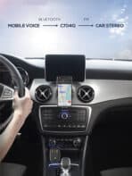 LDNIO FM transmitter & φορτιστής C704Q, USB-C/2x USB, 36W, Bluetooth, μαύρο - Image 2