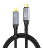 LDNIO καλώδιο USB-C TC-11c, 240W, 40Gbps, 8K/60Hz, 1m, μαύρο