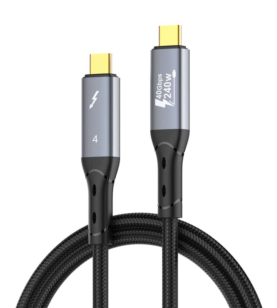 6933138602829 LDNIO καλώδιο USB-C TC-11c, 240W, 40Gbps, 8K/60Hz, 1m, μαύρο - Image 1