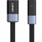 LDNIO καλώδιο USB-C σε USB LS242c, flat, 50W, 480Mbps, 2m, μαύρο