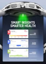 LDNIO smartwatch SW05, heart rate, 1.39" TFT, lP68, μαύρο - Image 2