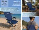 BRUNO καρέκλα παραλίας-κάμπινγκ SOL-Bay BRN-0296, αναδιπλούμενη, 55x59x69cm - Image 2