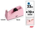 MP βάση κολλητικής ταινίας PA528P, 19mm x 33m, διάφορα χρώματα, 1τμχ - Image 2