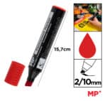 MP ανεξίτηλος μαρκαδόρος PE549-03, 2-10mm μύτη, κόκκινος - Image 2
