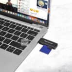 POWERTECH card reader PT-1605 για SD & micro SD, USB 3.0, 5Gbps, μαύρο - Image 2
