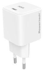 POWERTECH φορτιστής τοίχου PT-1612, USB-C, 100W, GaN, AVS, λευκός