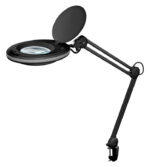 GOOBAY μεγεθυντικός φακός 64989 με σφιγκτήρα, LED, 3 διόπτρες, μαύρος