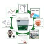 BEST Ultrasonic Cleaner BST-300, Stainless Steel, 50W - Image 2