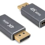 POWERTECH αντάπτορας DisplayPort σε HDMI CAB-DP085, 4K/60Hz, γκρι