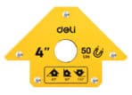 DELI μαγνητική γωνία συγκόλλησης DL-HDW50 με 45°/90°/135° γωνίες, 4", 22kg
