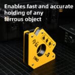 DELI μαγνητική γωνία συγκόλλησης DL-HDW75 με 45°/90°/135° γωνίες, 5", 34kg - Image 2