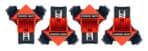 Σετ σφιγκτήρες γωνιών 90° TOOL-0023, 5-22mm, 4τμχ