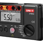 UNI-T Tester μόνωσης UT501A, 100V/250V/500V/1000V